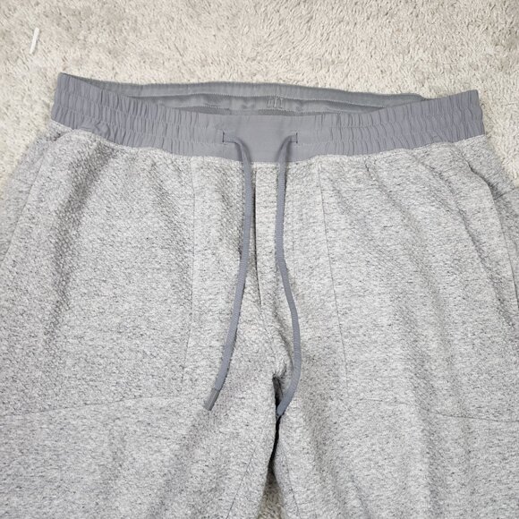 Lululemon Men Grey Silver Drawstring Diamond Jogger Size 2XL XXL Casual Stretch - Picture 5 of 9